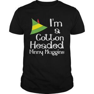 Cotton Headed Ninny Muggins Buddy The Elf Hat Graphic Shirt